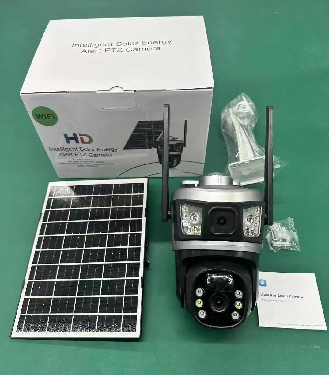 S1 Caméra de Surveillance Solaire 4G PTZ Intelligente