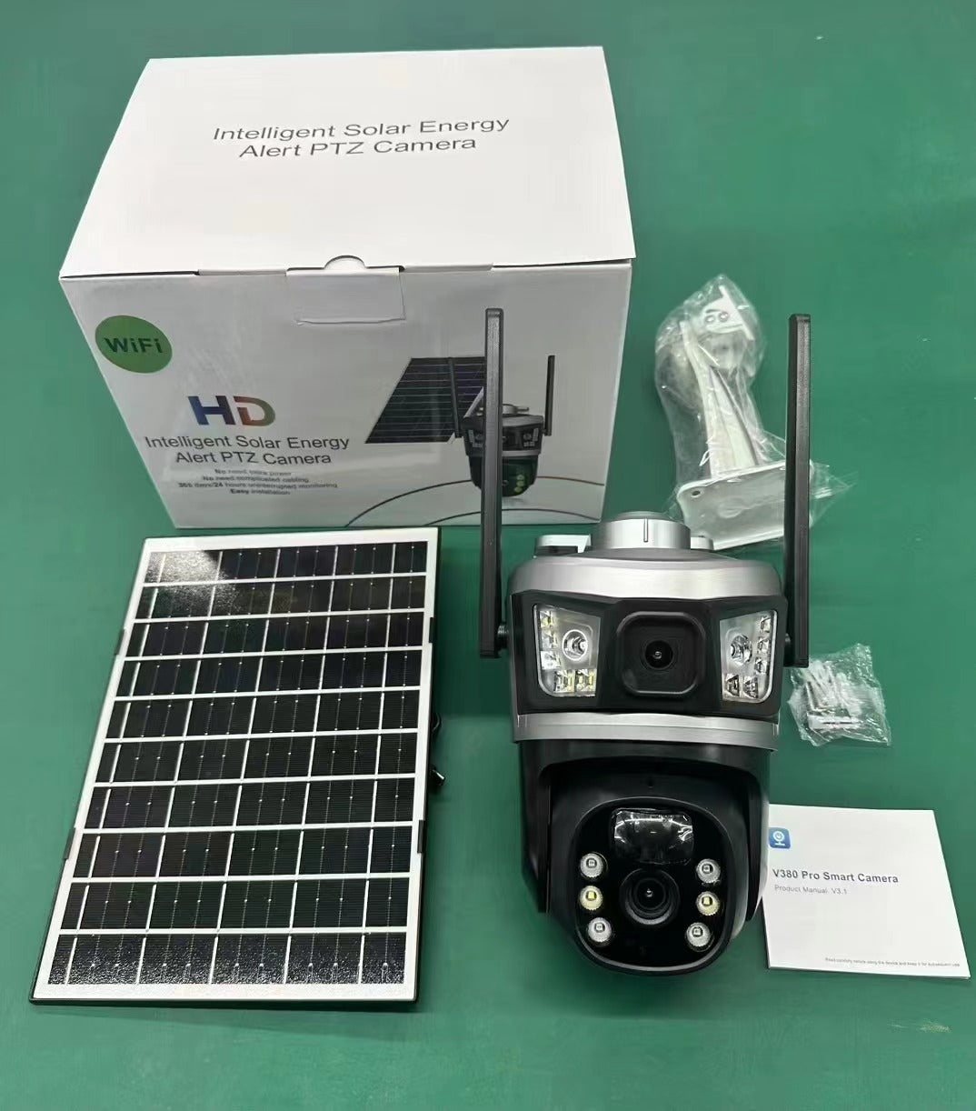 S1 Caméra de Surveillance Solaire 4G PTZ Intelligente