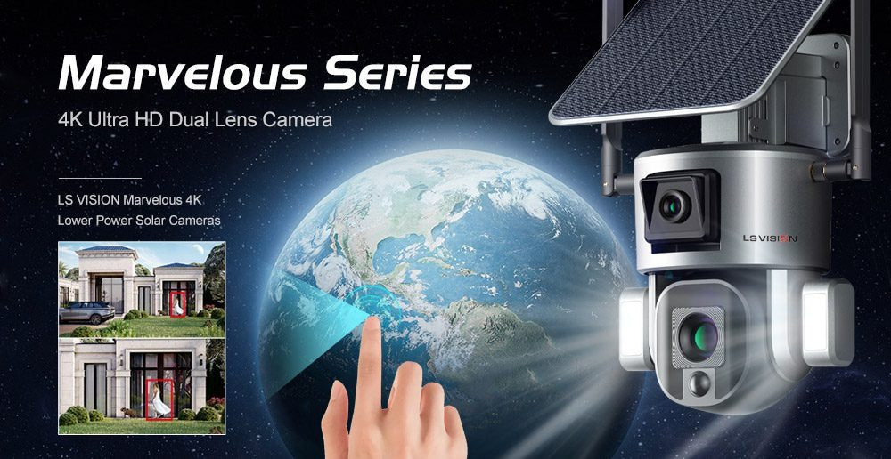 Caméra Solaire 4G PTZ LS VISION LS-MS1-4G