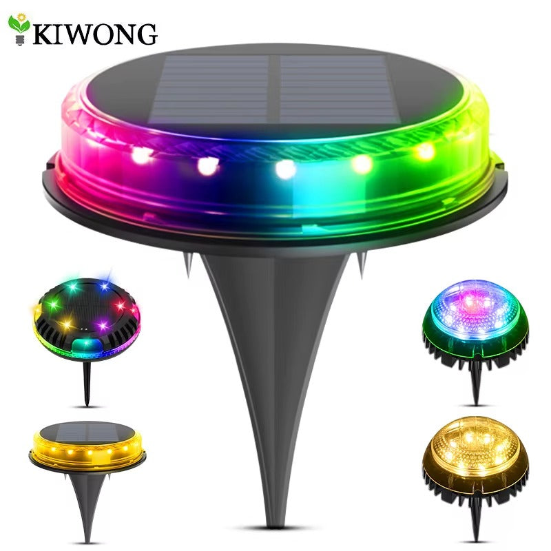 Lampe Solaire d’Extérieur Étanche à 8 LEDs