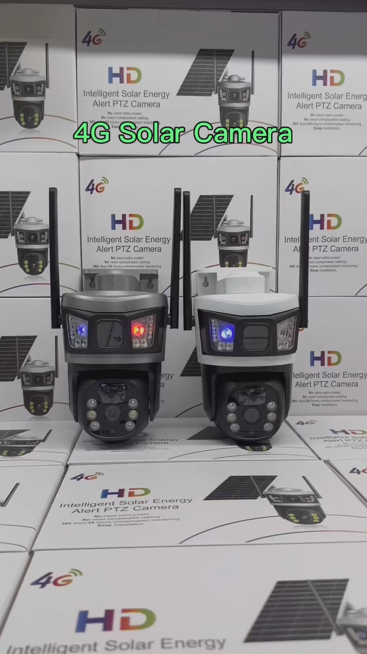S1 Caméra de Surveillance Solaire 4G PTZ Intelligente