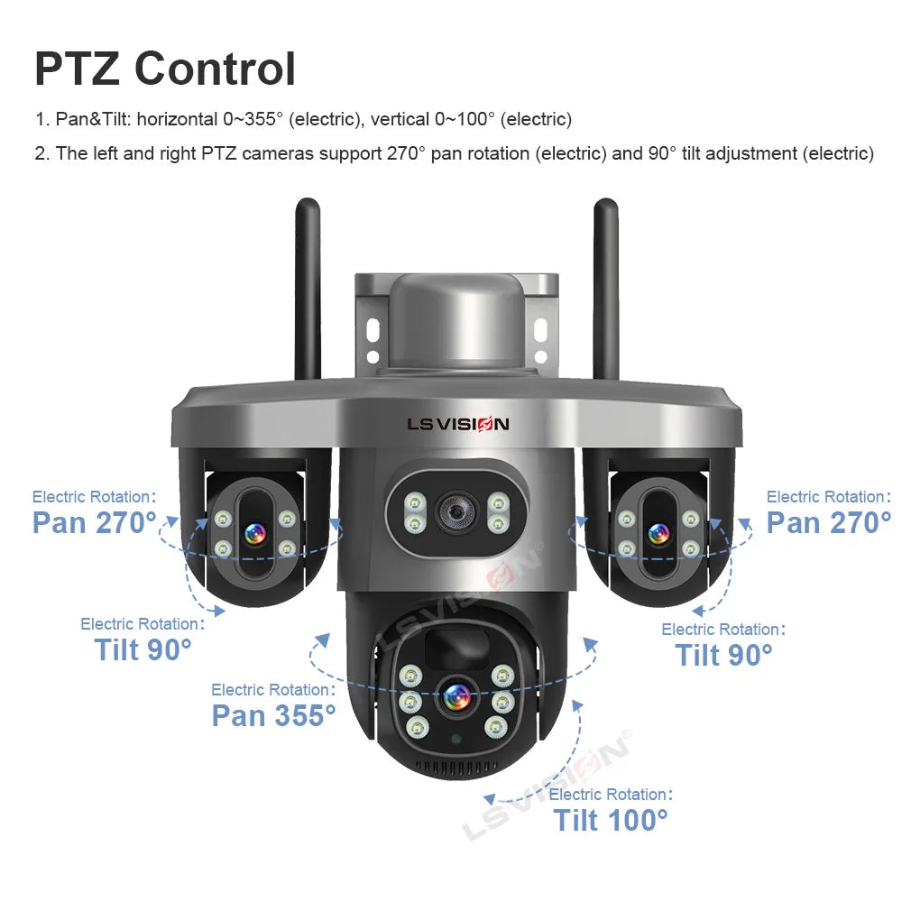 كاميرة بالطاقة الشمسية بدون انقطاع 360