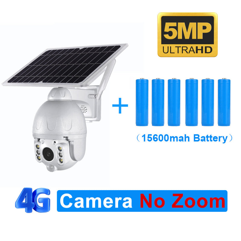 Caméra de Surveillance Extérieure 4G avec panneau